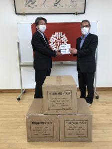 マスク寄贈